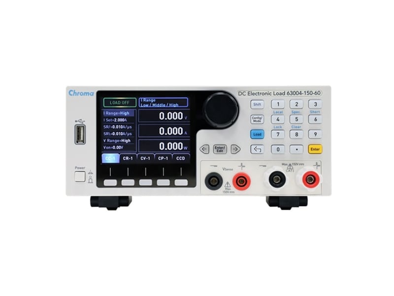 Chroma 63004-150-60 DC Carga electrónica 150V / 60A / 350W Chroma 63004-150-60 DC Carga electrónica 150V / 60A / 350W