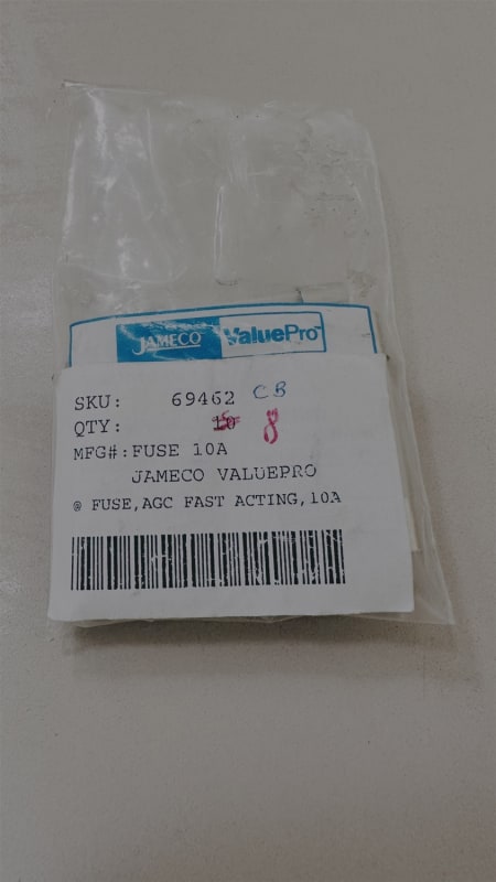 Jameco ValuePro 69462CB bolsa de 8 fusibles