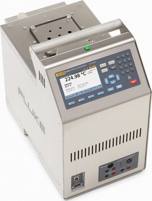 Fluke 7109A-P-156 Baño de calibración portátil con electrónica de proceso, de -25 °C a 140 °C, 115 V CA