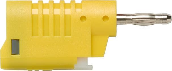 Pomona 73092-4 73092-4,STACKABLE BANANA PLUG, QUICK CONNECTION (YELLOW)