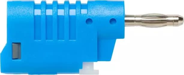 Pomona 73092-6 STACKABLE BANANA PLUG, QUICK CONNECTION (BLUE)
