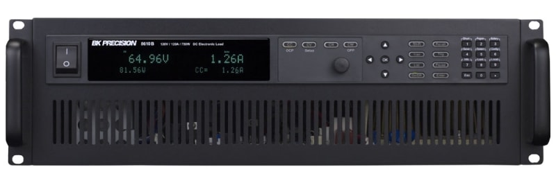 BK Precision 8610B 120V, 120A, 750W DC Electronic Load - NO GPIB