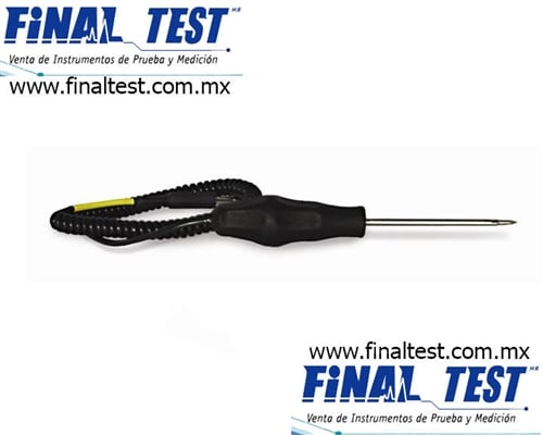Tegam 86504 Sonda de temperatura, termistor, penetración, eje robusto  Rango: -40 ° C a +150 ° C Constante de tiempo 6 segundos Precisión: ± 0,2 ° C de 0 a 70 ° C