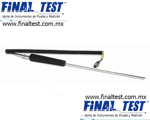 Tegam 8693 Temperature Probe, RTD, Immersion Rango: -50 ° C a +500 ° C Constante de tiempo 10 segundos Precisión: ± (0,3 ° C + 0,5%)