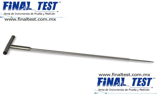 Tegam 87514-36 Sonda de temperatura, tipo T, penetración, eje robusto, mango "T", 36 "    Rango de temperatura: 400 ° F (200 ° C) Tipo de sensor: Tipo-T 36 pulgadas de largo vaina Aplicaciones: Carnes, plásticos, metales semi-blandos