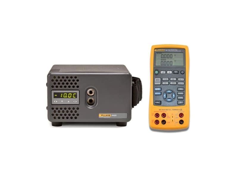 Fluke 9102S-725-KIT PAQUETE POZO SECO MANO-CALIBRADOR DE PROCESOS 725. BAJA TEMP.