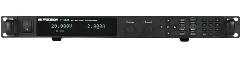 BK 9115B-AT - Fuente de alimentación de CC programable de rango múltiple con función de prueba automotriz, sin GPIB