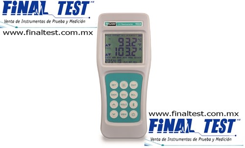 Tegam 931A, Termómetro con registro de datos con Bluetooth® inalámbrico, entrada simple ° C & ° F (K, J, T, E, B, N, R & S)
