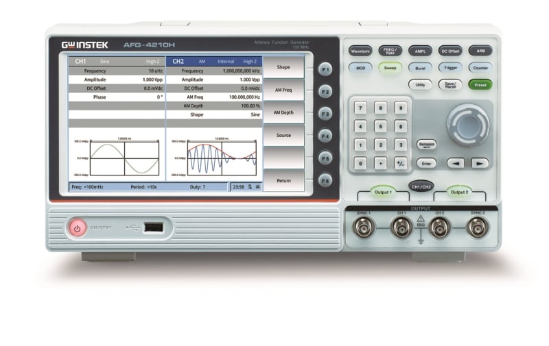 GW Instek AFG-4235 Generador arbitrario de funciones dual canal, 35 MHz, serie AFG