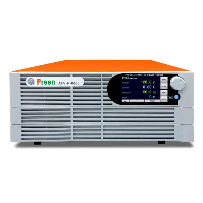 AFV-P-6000A - High Performance Programmable AC Power Source(6kVA/350V/5-2000Hz)