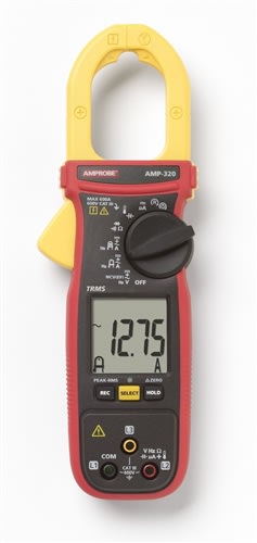 Amprobe AMP-320 - Multímetro con pruebas para motor, 600A AC/DC TRMS (RMS verdadero)