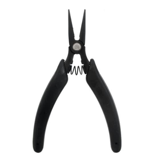 otron B0920 Pinzas de punta curva conductores negros 6 "