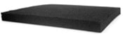 Botron B1201 - Espuma conductora de poliuretano negro "1 "x24x36"