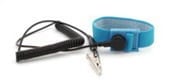 Botron B9008 - Juego de muñequera ajustable estándar azul de 6′ con broche de 1/8″