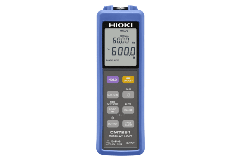 Hioki CM7291 AC/DC Current Sensor Display Unit w/ Bluetooth