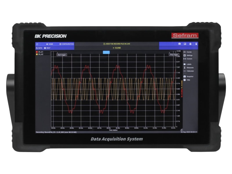 BK Precision DAS1800 - Grabador modular de adquisición de datos de alta velocidad BK Precision DAS1800 - Grabador modular de adquisición de datos de alta velocidad