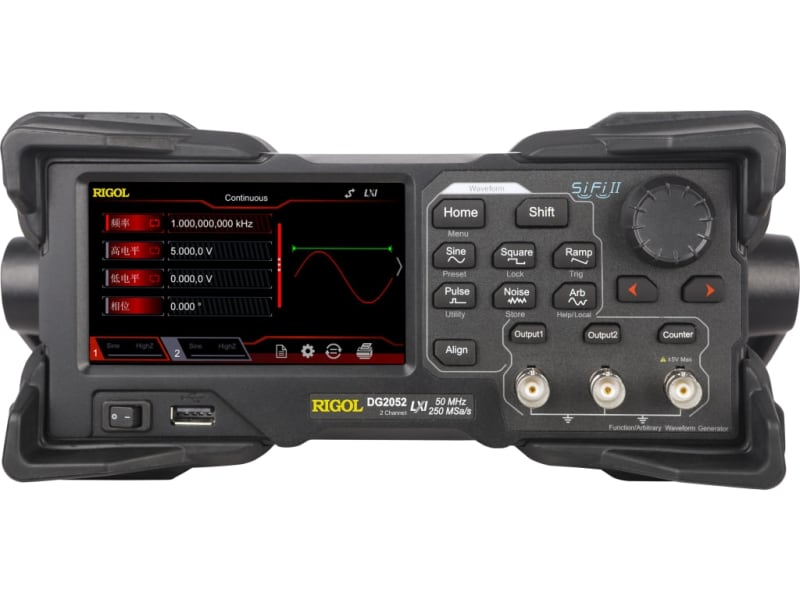 Rigol DG2052 Generador de forma de onda arbitraria / función de 50 MHz de dos canales