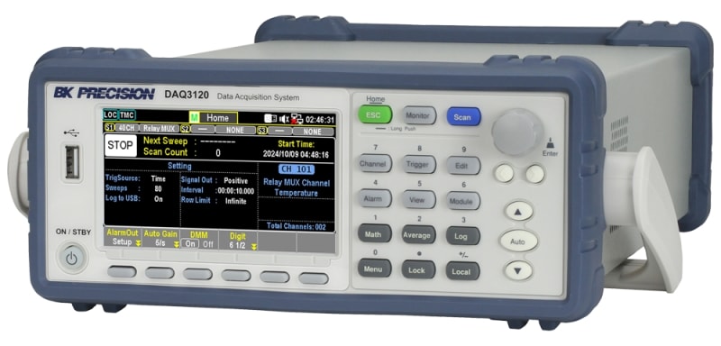 BK Precision DM309 8 CH HV w/ 2 CH HI Multiplexer