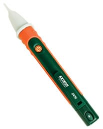 Extech DV26 - Detector de voltaje sin contacto con linterna CAT IV Detector NCV con indicador visual / audible y linterna incorporada