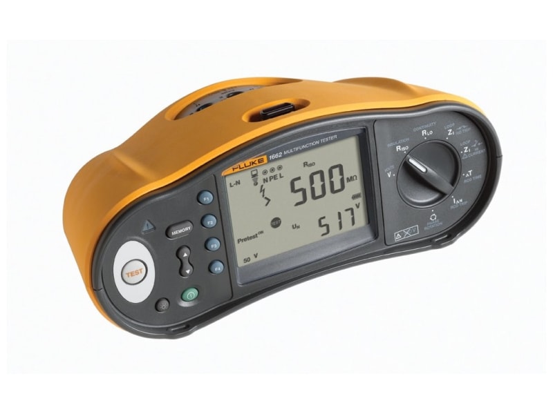 Fluke FLK-1662-SCH Comprobador de instalaciones multifunción con memoria (Requiere Flk-166X-Mtc-Na) Fluke FLK-1662-SCH Comprobador de instalaciones multifunción con memoria (Requiere Flk-166X-Mtc-Na)