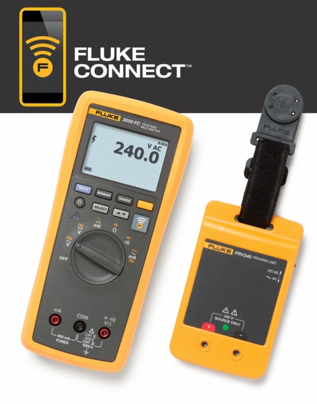 Fluke FLK-3000FC-PRV240 Kit Multímetro Inalambrico 3000FC y Probador de Instrumentos Fluke FLK-3000FC-PRV240 Kit Multímetro Inalambrico 3000FC y Probador de Instrumentos