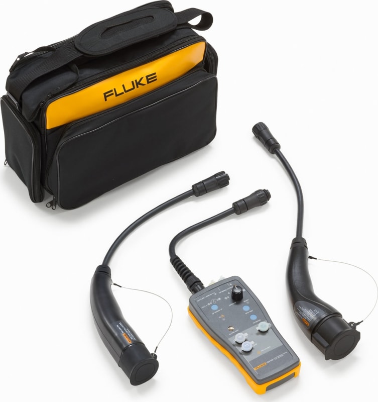 FLUKE FLK-FEV100/TY1 KIT kit de Instrumentos de Prueba para Carga de Vehículos Eléctricos con Conector Tipo 1, 87 V, TL224
