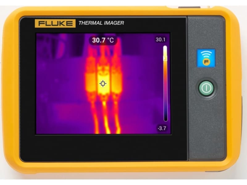 Fluke FLK-PTI120 9HZ -400 C- Cámara Termográfica de Bolsillo, 9Hz, Rango de Medición de Temperatura de -20°C a +400°C, Resolución de 120x90 (10,800) Pixeles, Tecnología IR Fusion, Enfoque Fijo, Fluke Connect®, miniUSB integrado, conexión a WiFi