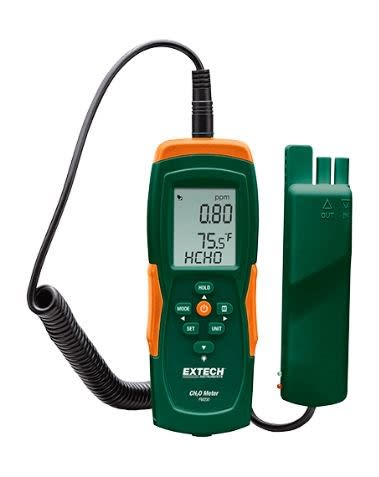 Extech FM200 - Medidor portátil de formaldehído (CH₂O o HCHO) con sonda desmontable