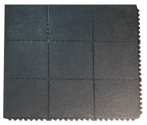 TransformingTechnologies FM83X3 Baldosas antifatiga de caucho ESD entrelazadas FM8 TileSTAT - 3'x3'