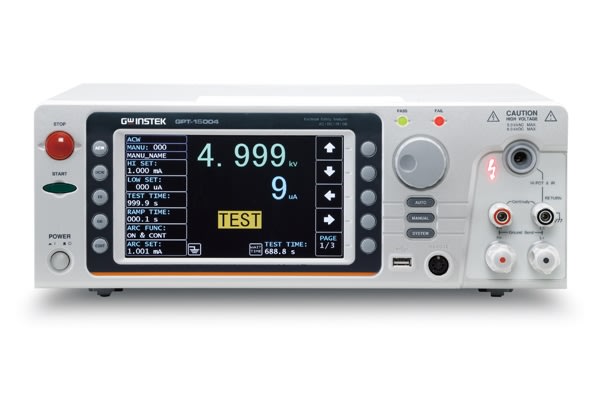 GW Instek GPT-15004 - Analizador de seguridad eléctrica (AC / DC / IR / GB) GW Instek GPT-15004 - Analizador de seguridad eléctrica (AC / DC / IR / GB)