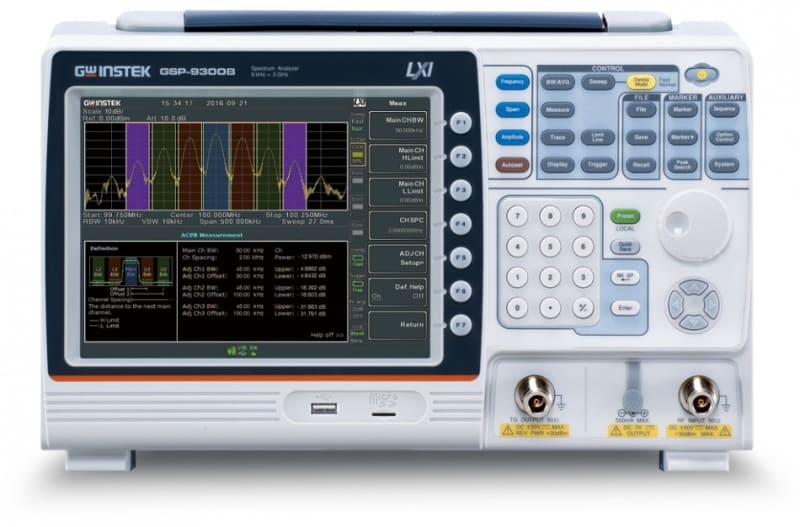 GW Instek GSP-9300BTG Analizador de espectro portatil con tracking generator, serie GSP
