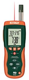 Extech HD500-NIST - Psicrómetro con termometro infrarojo de 30:1,IR (-50 to 500°C) tipo K  (-100 to 1372°C) y Certificado NIST