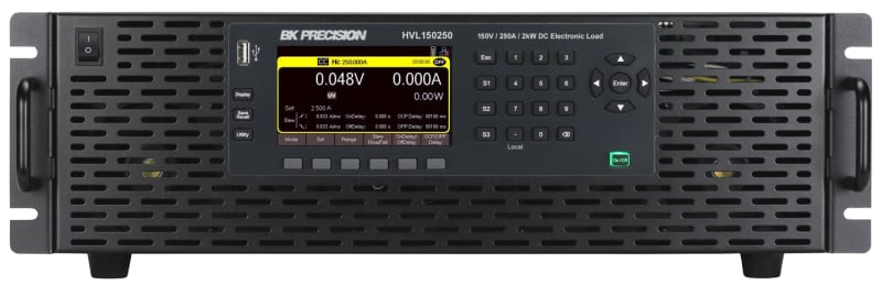 B&K Precision  HVL120250, Carga Electrónica de DC de Alto Voltaje (1200V / 250A / 6kW)