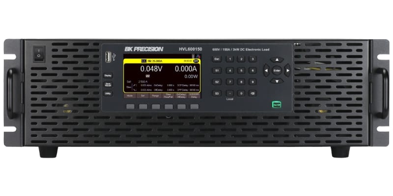BK Precision HVL600150 DC Electronic Load 600V, 150A, 3kW
