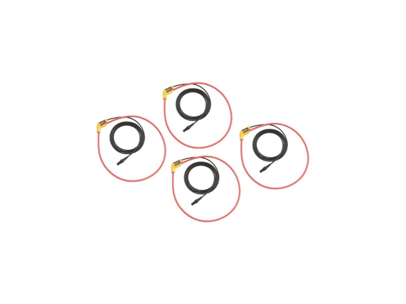 Fluke I17XX-FLEX6KIP-4PK - Paquete de cuatro sondas de corriente flexibles de 24 "de largo, 6000 A