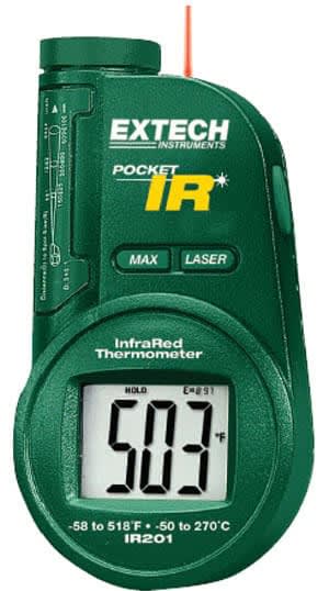Extech IR201-NIST TERMOMETRO IR/LASER C/CERTIFICADO