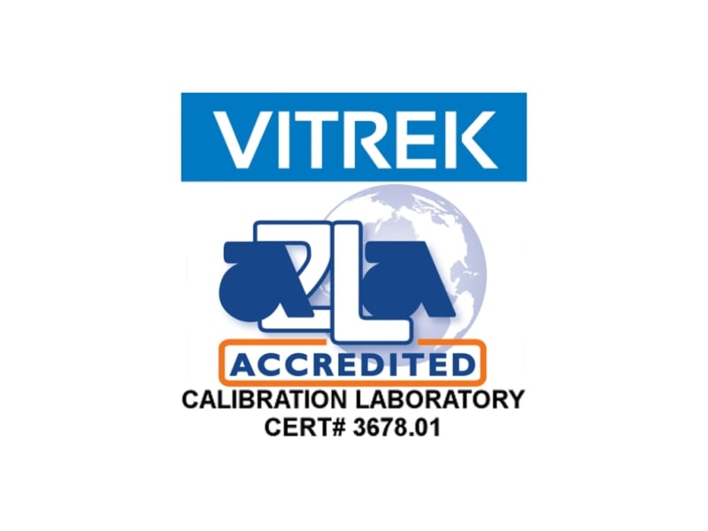 Vitrek ISO-CALN-95X Certificado Cal acreditado