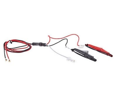 Fluke Networks LEAD-ABNPRJ11, Cable de Comprobación con Conector RJ-11, Cama de Clavos Angular (ABN) y Pinzas de Pasador de Perforación