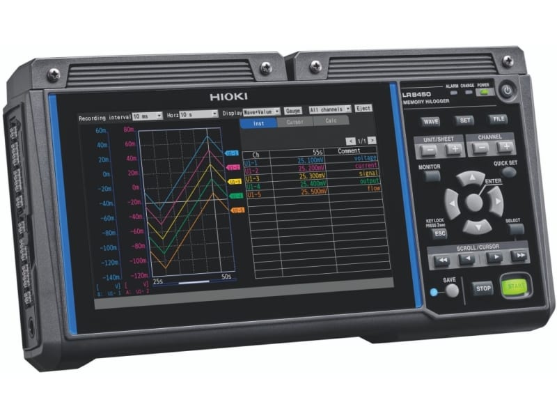 Hioki LR8450 - Memory Hilogger (modelo estándar, solo unidad principal)
