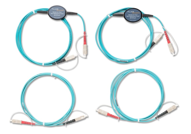 Fluke Networks MRC-50EFC-SCSCKIT Kit de cable de referencia de prueba Fluke Networks MRC-50EFC-SCSCKIT compatible con flujo restringido para probar fibras con terminación SC de 50 µm