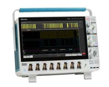 Tektronix-Osciloscopio MSO56B,350 MHz - 2 GHz, 6 canales analÃ³gicos y hasta 48 canales digitales (opcionales).