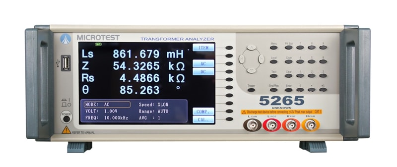 Microtest Mic-5265 Probador de transformadores 10Hz ~ 200kHz (20 Channels)