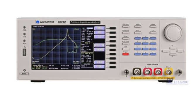 Microtest Mic-6632-10 - Analizador de impedancia 10Hz ~ 10MHz + Accesorio de componente DIP (FX-000C19)