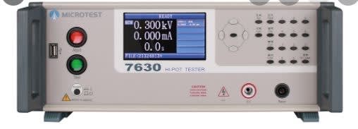 Microtest Mic-7630 - Probador de Hipot, AC/DC/IR, 5Kv, 30mA