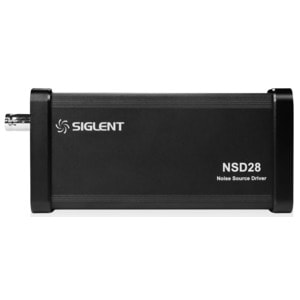 Siglent NSD28 Controlador de fuente de ruido (hardware), conecte el analizador de espectro a la fuente de ruido.