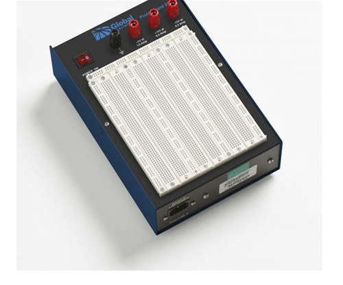 Global Specialties PB-203A - Tablero de pruebas alimentado de ± 15 V de salida triple