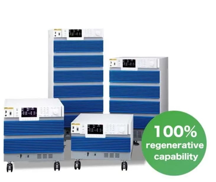 Kikusui PCR6000WEA2R 3P3W 200V Ultra compact programmable AC and DC power supply, 6 kVA, 320 V, 5 kHz, Single phase/three phase output, Regenerative, 3 phase 200 V to 240 V input