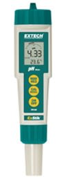 Extech PH100 - Medidor con electrodo de superficie plana para mediciones de pH rápidas y fáciles en el lugar Extech PH100 - Medidor con electrodo de superficie plana para mediciones de pH rápidas y fáciles en el lugar