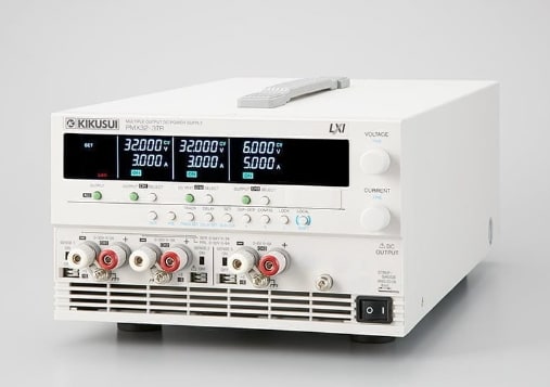Kikusui PMX32-2QU Fuente de alimentación CC compacta de 0-35 V, 0-3 A con interfaz LAN(LXI)/USB/RS232C, entrada: 117 V CA