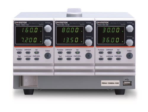 GW Instek PSW-1080L112 Fuente de alimentacion CC programable, 0-20 V / 0-108 A, 1080 W, serie PSW